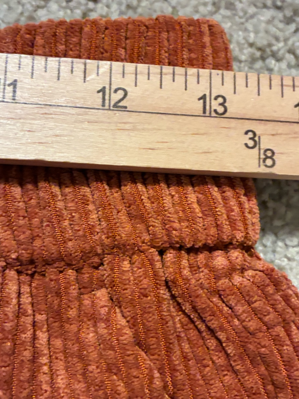 BDG Corduroy Drawstring Pants in Burnt Orange Size Small - Picture 8 of 9